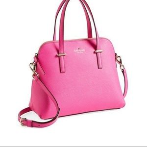 Kate Spade Cedar Street crosshatch zip satchel
